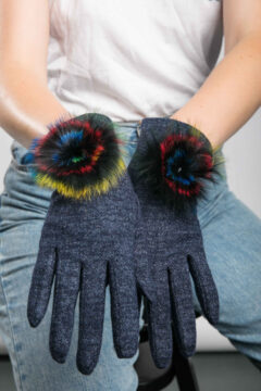 Bella Gloves Navy-0