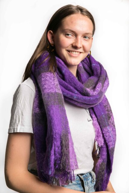 Abby Scarves Purple-0