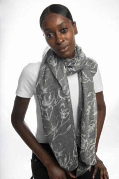 Fern Scarf Grey-0
