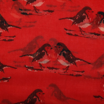 Robin Scarf Red-1123