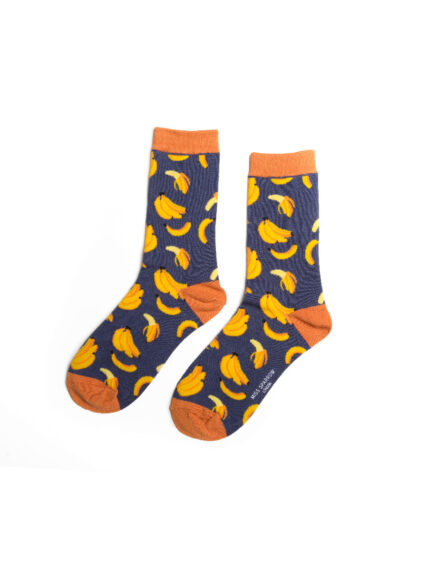 Bananas Socks Navy-0