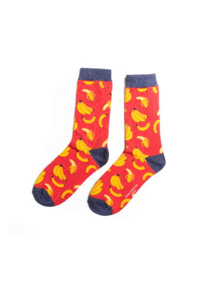 Bananas Socks Red-1619