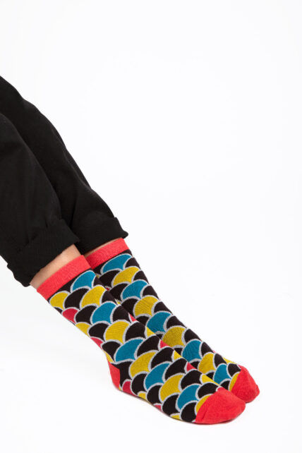 Scallops Socks Black-1653
