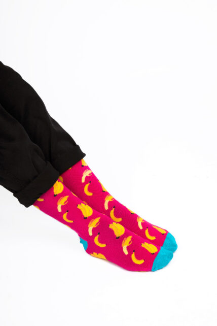 Bananas Socks Hot Pink-1610