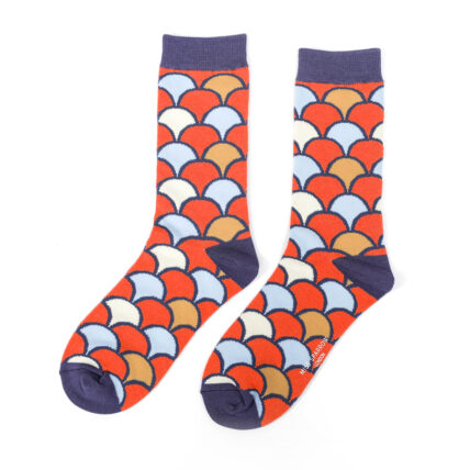 Scallops Socks Orange-0