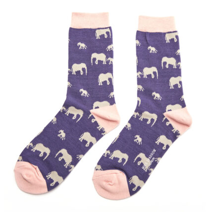 Elephants Socks Navy-0