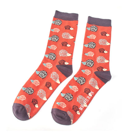 Mr Heron Hedgehogs Socks Orange-0