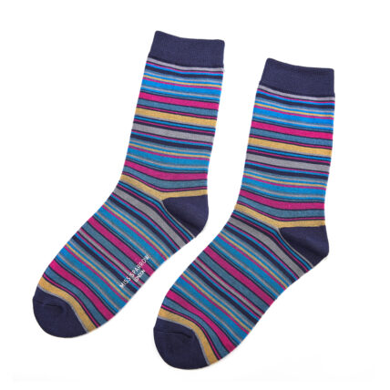 Stripes Socks Navy-0