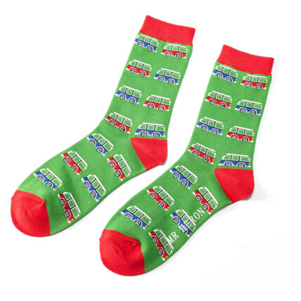 Mr Heron Campervan Socks Green-0