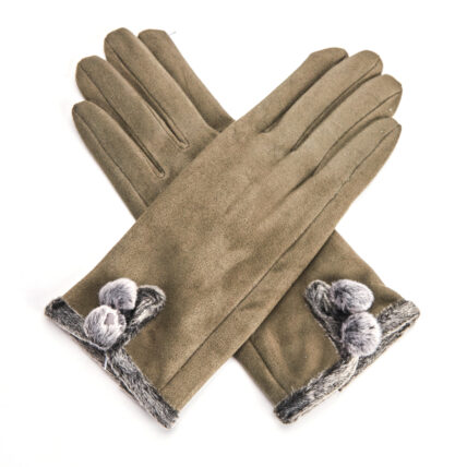 Betty Gloves Olive-0