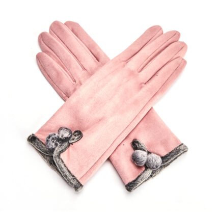 Betty Gloves Dusky Pink-0