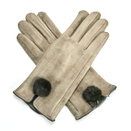 Harriet Gloves Khaki-0