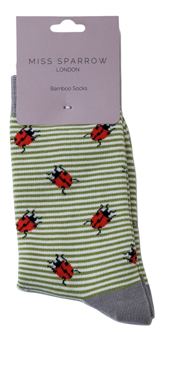 Ladybirds Socks Olive-2507