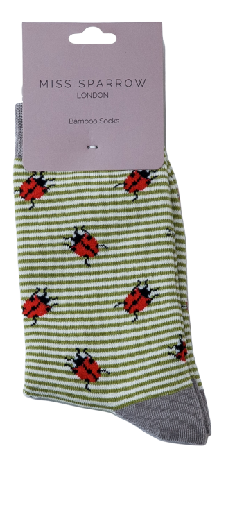 Ladybirds Socks Olive-2507