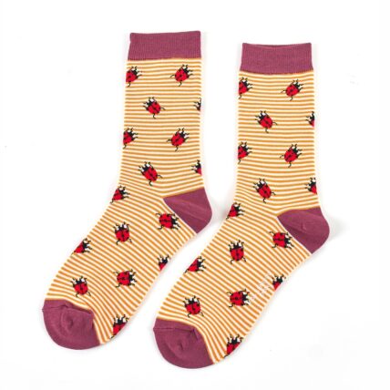 Ladybirds Socks Mustard-0