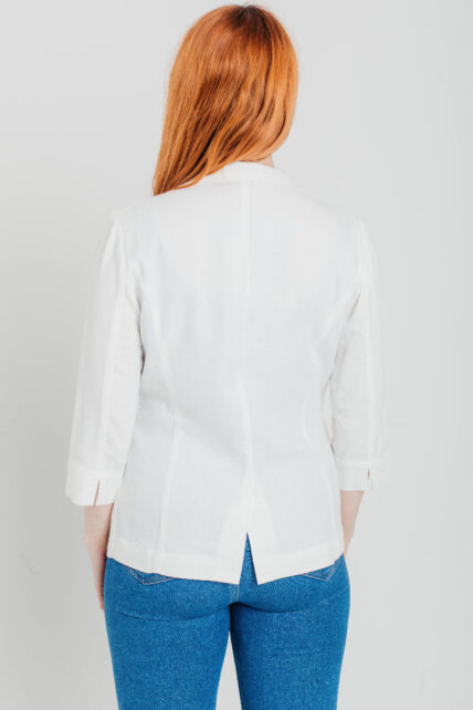 Linen Jacket Off White-2589