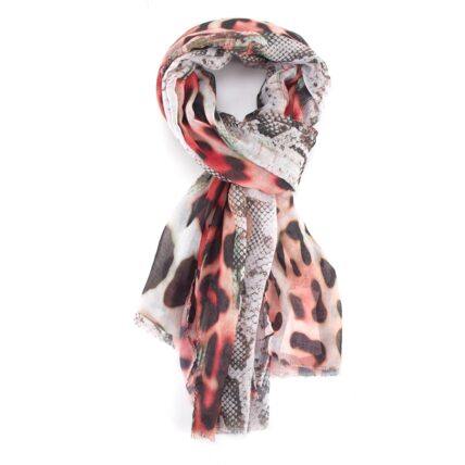 Animal Scarf Red-0