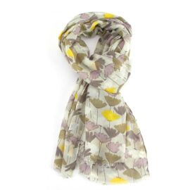 Tulips Scarf Olive-0