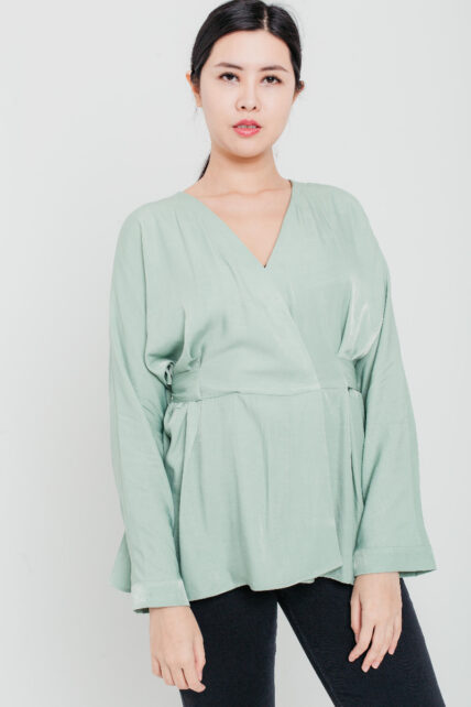 Knot Top Green-0
