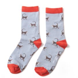 Monkeys Socks Duck Egg-0