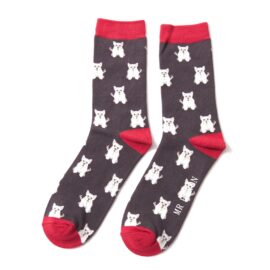 Mr Heron Mini Westies Socks Grey-0