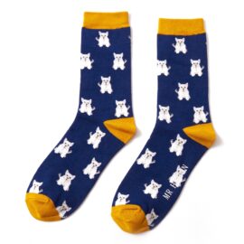 Mr Heron Mini Westies Socks Navy-0
