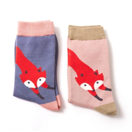 Leaping Fox Socks Dusky Pink-3079