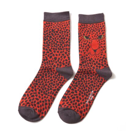 Leopard Socks Orange-0