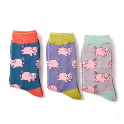 Piglets Socks Grey-3098