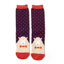 Mr Heron Sheepish Socks Purple-0