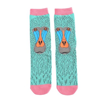 Baboon Socks Turquoise-3233