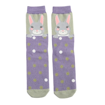 Bunny Socks Olive-0