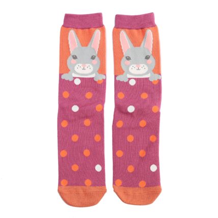 Bunny Socks Orange-0