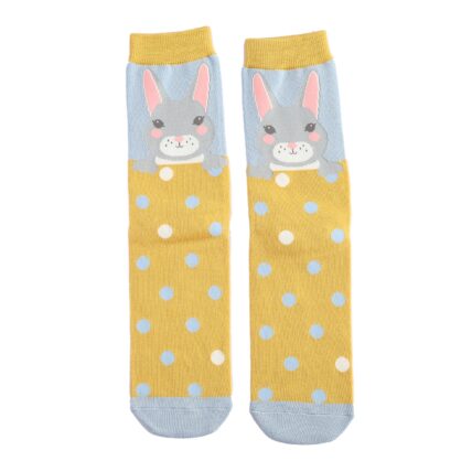 Bunny Socks Powder Blue-0