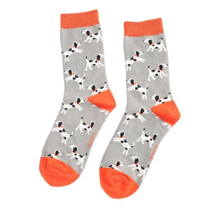 Little Dalmatians Socks Light Grey-0
