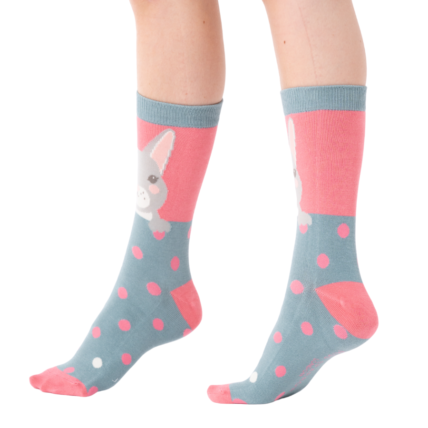 Bunny Socks Pink-3245