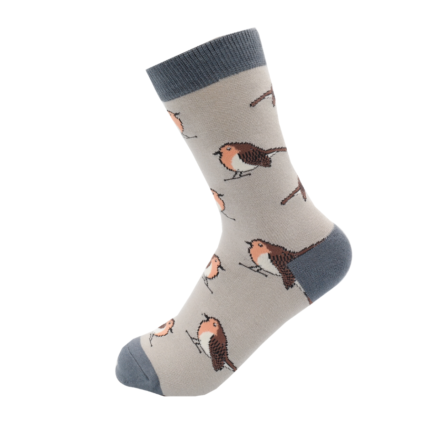 Robins Socks Silver-4336