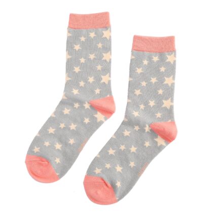 Stars Socks Grey-0