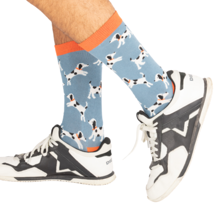 Mr Heron Little Dalmatians Socks Blue-0