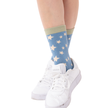 Stars Socks Blue-0
