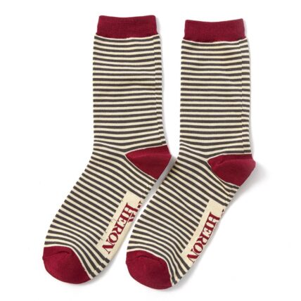 Mr Heron Mini Stripes Socks Box-3598