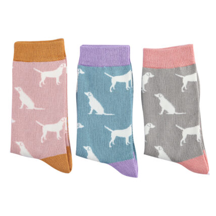 Labradors Socks Mid Grey-3655