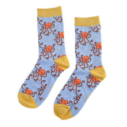 Octopus Socks Blue-0