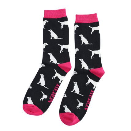 Mr Heron Labradors Socks Black-0