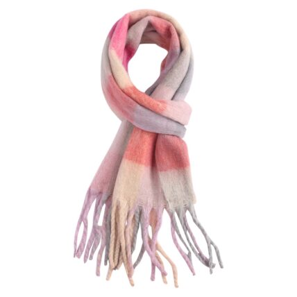 Check Scarf Pink-3516