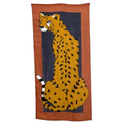 Cheetah Scarf Terracotta-0