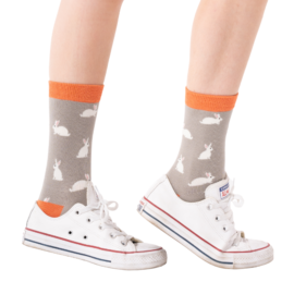 Rabbit Socks Grey-0