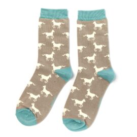 Horses Socks Light Grey-0
