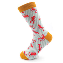 Lobsters Socks Duck Egg-0