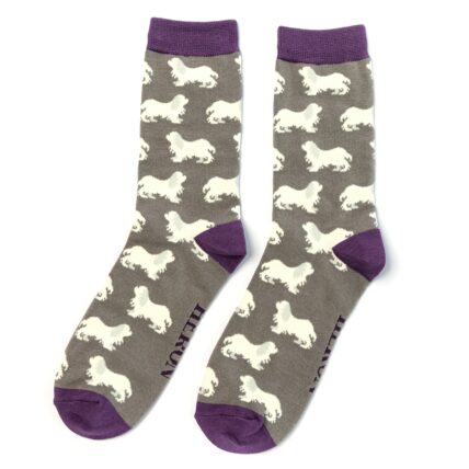 Mr Heron Spaniels Socks Grey-0